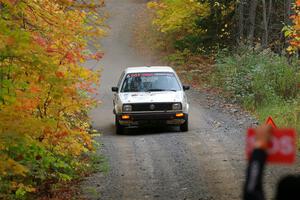 Adam VanDamme / Andrew Herron VW Golf on SS15, Double Trouble.