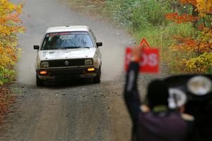 Adam VanDamme / Andrew Herron VW Golf on SS15, Double Trouble.