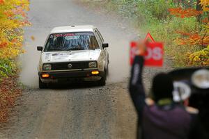 Adam VanDamme / Andrew Herron VW Golf on SS15, Double Trouble.