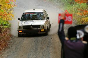 Adam VanDamme / Andrew Herron VW Golf on SS15, Double Trouble.