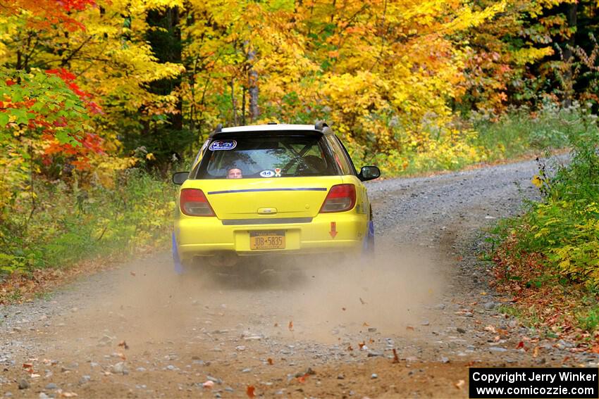 Greg Healey / Cindy Krolikowski Subaru Impeza Outback Sport on SS15, Double Trouble.