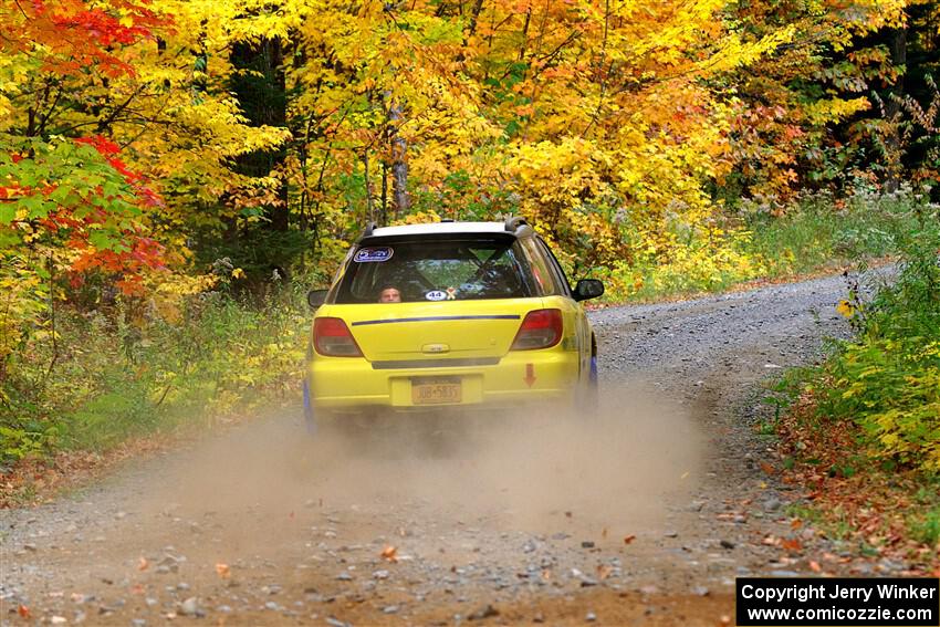 Greg Healey / Cindy Krolikowski Subaru Impeza Outback Sport on SS15, Double Trouble.