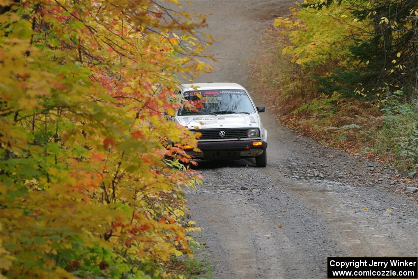 Adam VanDamme / Andrew Herron VW Golf on SS15, Double Trouble.