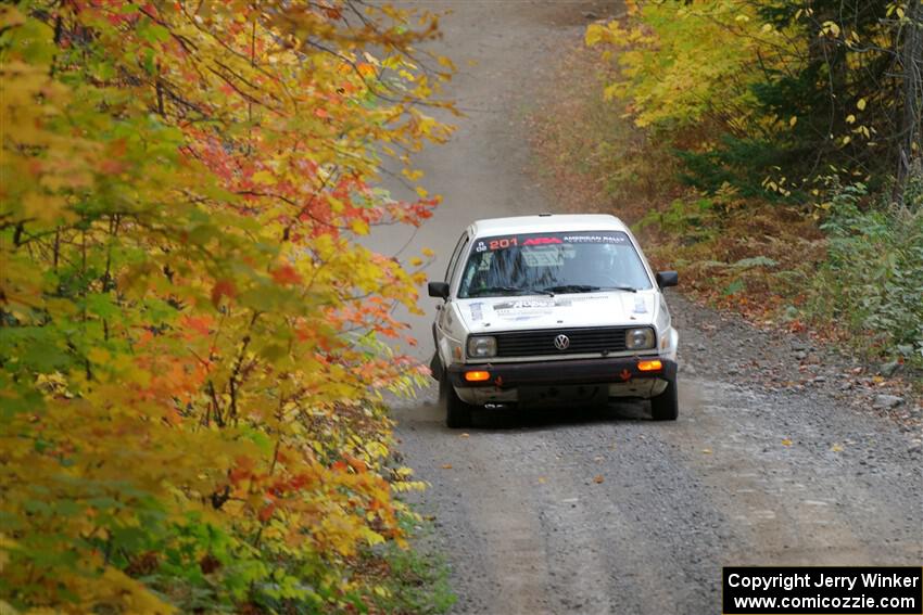 Adam VanDamme / Andrew Herron VW Golf on SS15, Double Trouble.