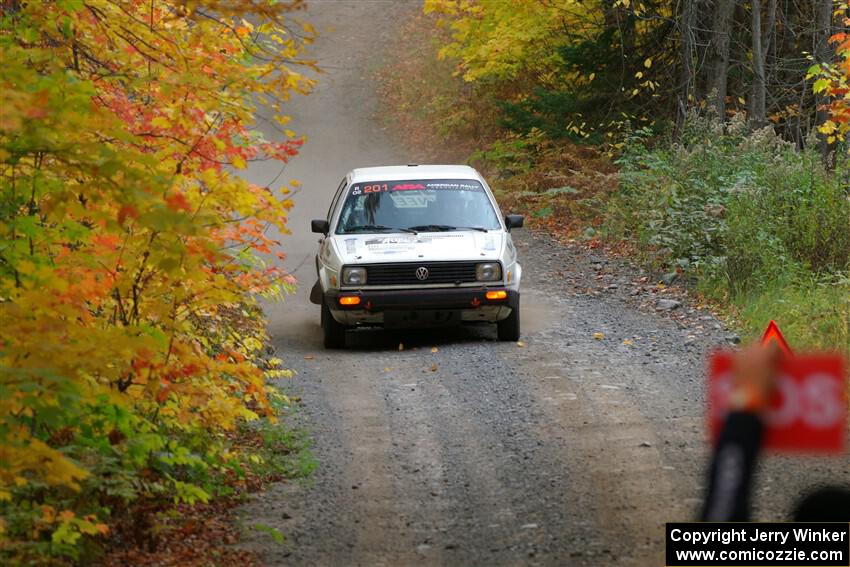 Adam VanDamme / Andrew Herron VW Golf on SS15, Double Trouble.