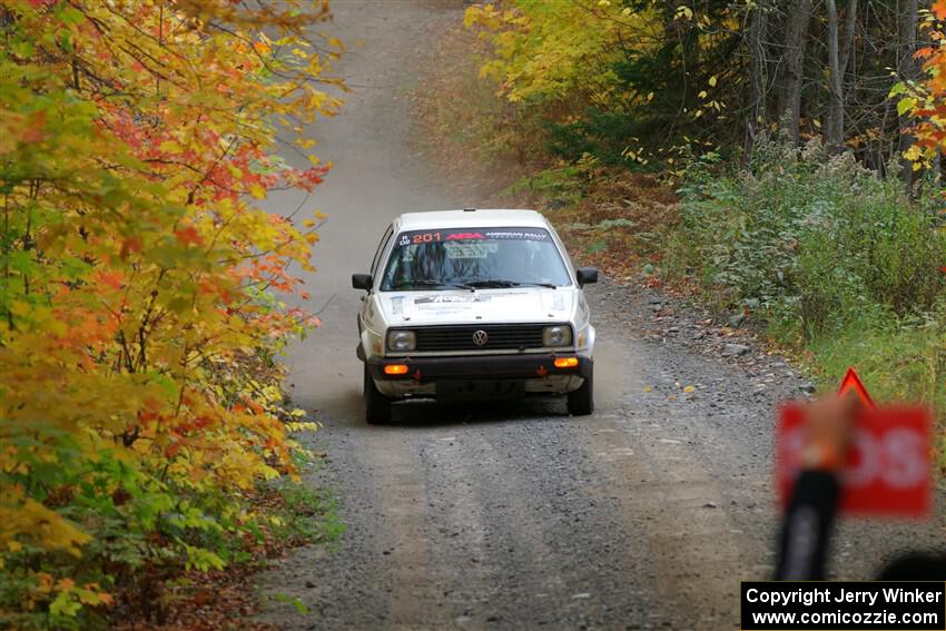 Adam VanDamme / Andrew Herron VW Golf on SS15, Double Trouble.