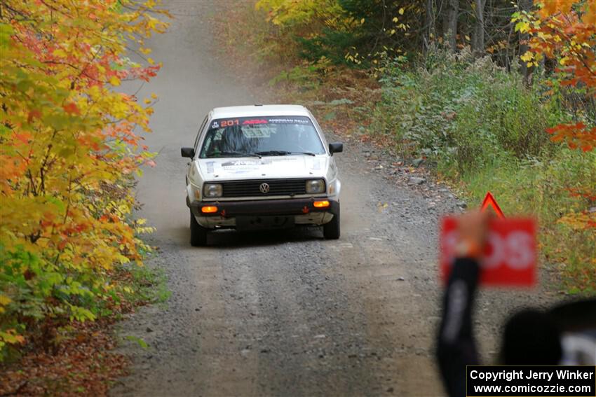 Adam VanDamme / Andrew Herron VW Golf on SS15, Double Trouble.