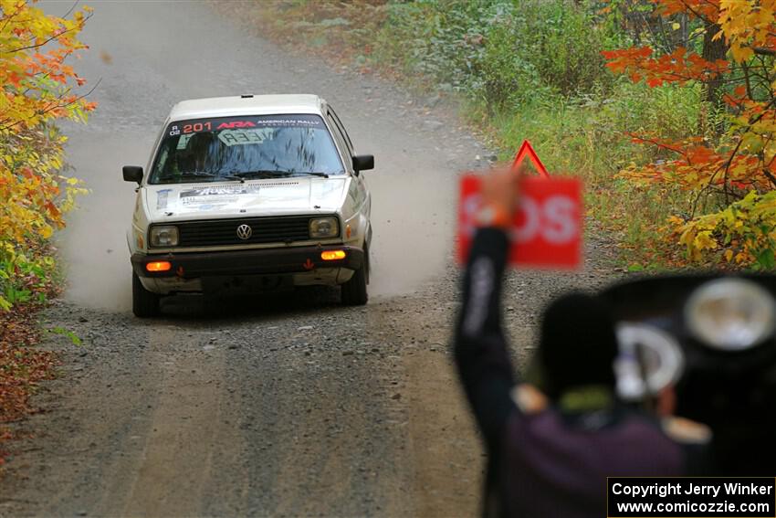 Adam VanDamme / Andrew Herron VW Golf on SS15, Double Trouble.