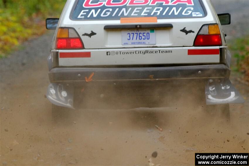 Adam VanDamme / Andrew Herron VW Golf on SS15, Double Trouble.