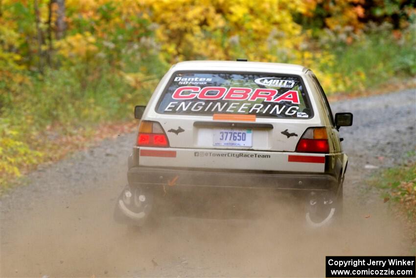 Adam VanDamme / Andrew Herron VW Golf on SS15, Double Trouble.