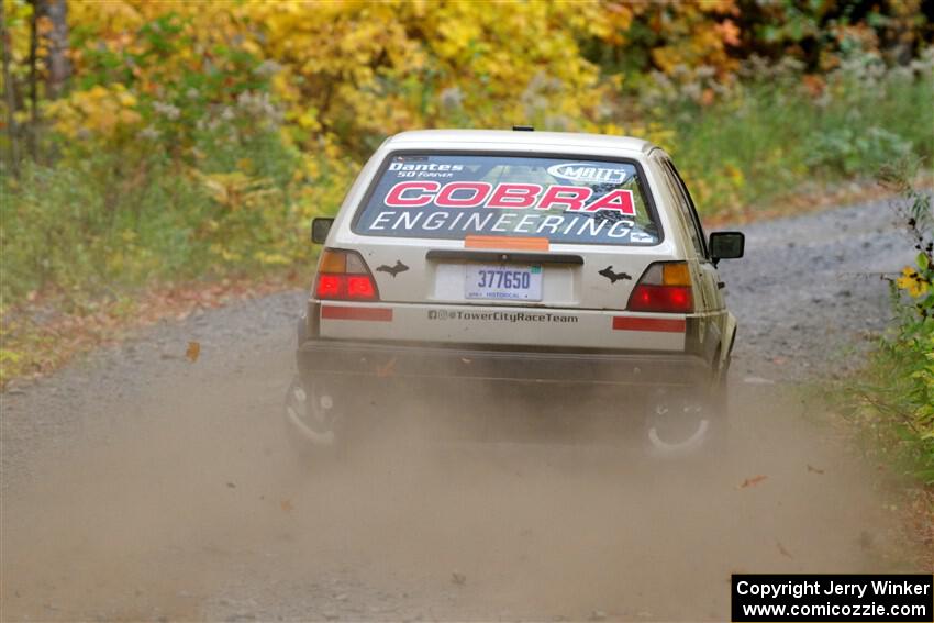 Adam VanDamme / Andrew Herron VW Golf on SS15, Double Trouble.