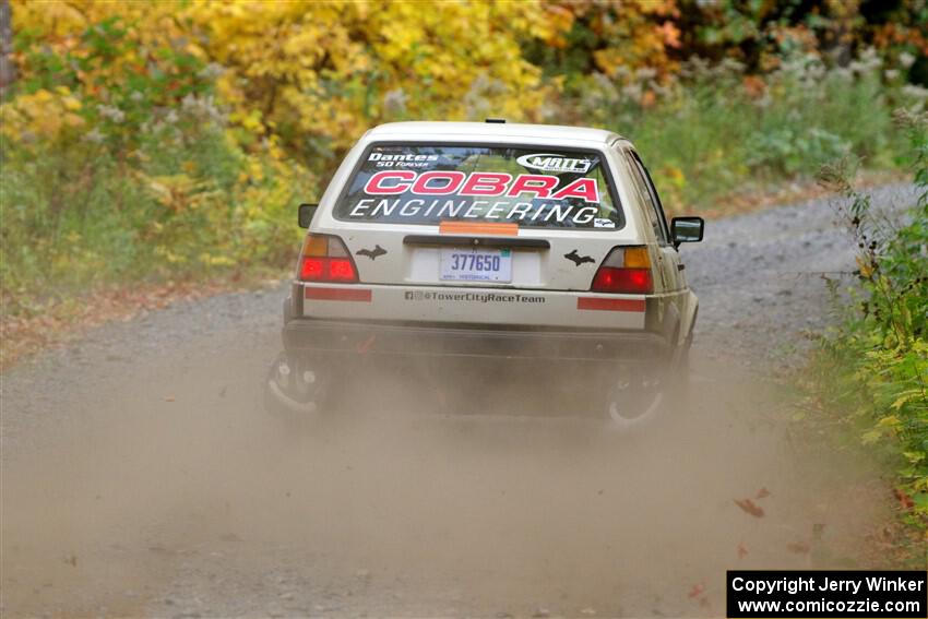 Adam VanDamme / Andrew Herron VW Golf on SS15, Double Trouble.