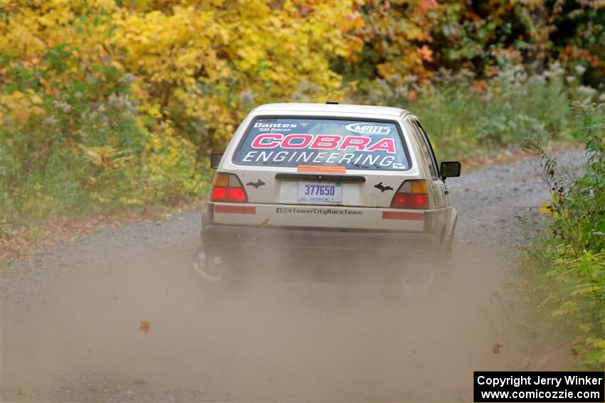 Adam VanDamme / Andrew Herron VW Golf on SS15, Double Trouble.