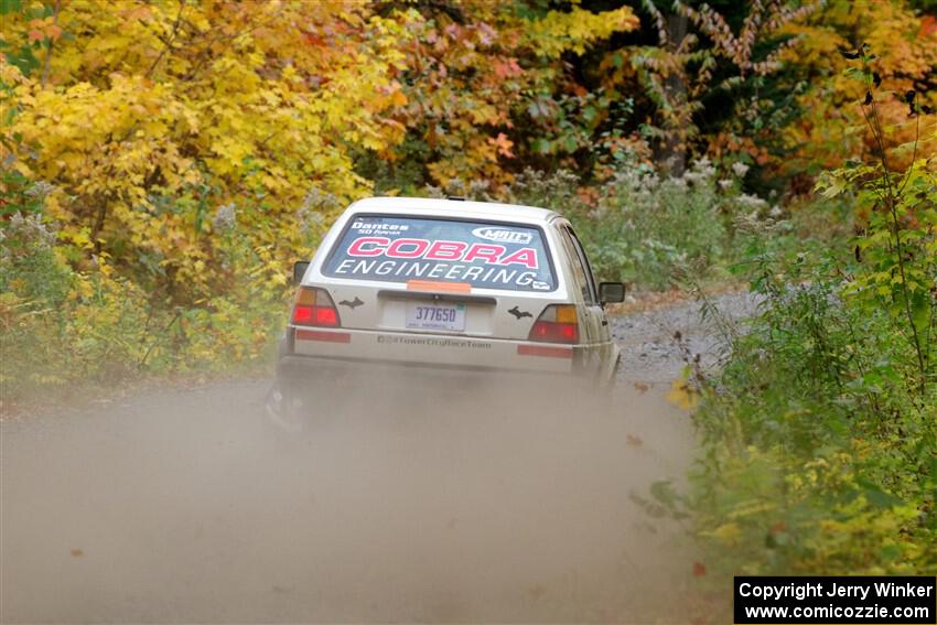 Adam VanDamme / Andrew Herron VW Golf on SS15, Double Trouble.