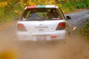 Ivo Draganov / Vladimir Yanev Subaru WRX Wagon on SS15, Double Trouble.