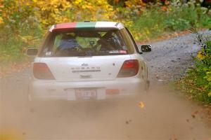 Ivo Draganov / Vladimir Yanev Subaru WRX Wagon on SS15, Double Trouble.