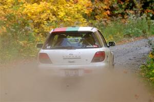 Ivo Draganov / Vladimir Yanev Subaru WRX Wagon on SS15, Double Trouble.