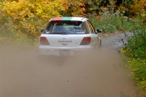 Ivo Draganov / Vladimir Yanev Subaru WRX Wagon on SS15, Double Trouble.