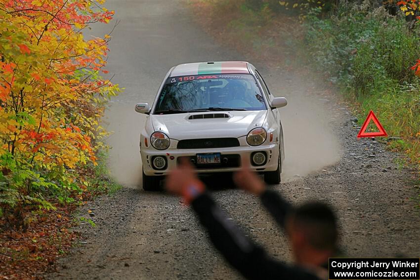 Ivo Draganov / Vladimir Yanev Subaru WRX Wagon on SS15, Double Trouble.