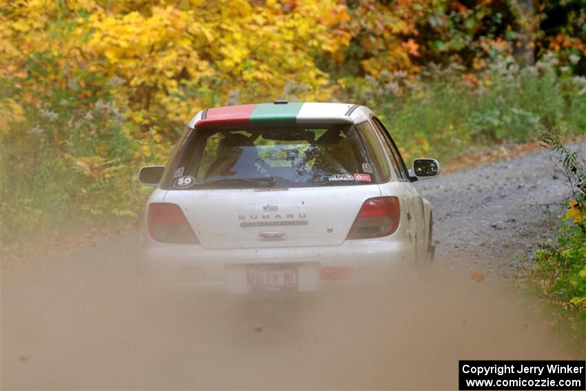 Ivo Draganov / Vladimir Yanev Subaru WRX Wagon on SS15, Double Trouble.