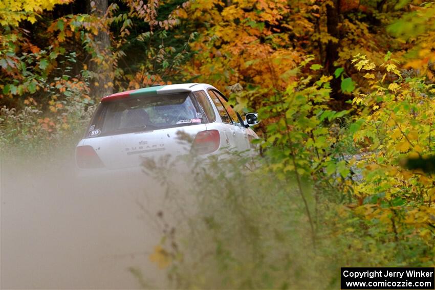 Ivo Draganov / Vladimir Yanev Subaru WRX Wagon on SS15, Double Trouble.