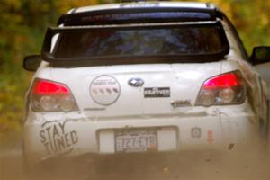 Scott Crouch / Elizabeth Crouch Subaru WRX on SS15, Double Trouble.