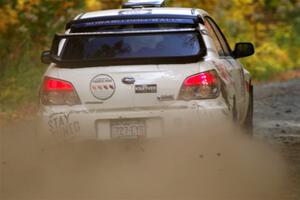 Scott Crouch / Elizabeth Crouch Subaru WRX on SS15, Double Trouble.