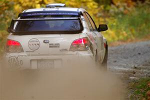 Scott Crouch / Elizabeth Crouch Subaru WRX on SS15, Double Trouble.