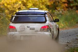 Scott Crouch / Elizabeth Crouch Subaru WRX on SS15, Double Trouble.