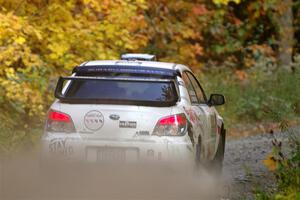 Scott Crouch / Elizabeth Crouch Subaru WRX on SS15, Double Trouble.