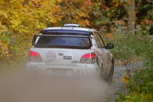 Scott Crouch / Elizabeth Crouch Subaru WRX on SS15, Double Trouble.