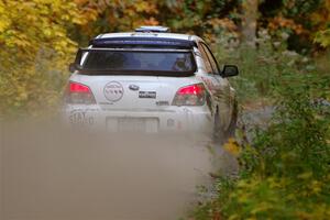 Scott Crouch / Elizabeth Crouch Subaru WRX on SS15, Double Trouble.