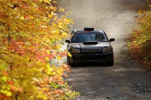 James Pryzbylkowski / Ethan Curtis Subaru WRX on SS15, Double Trouble.