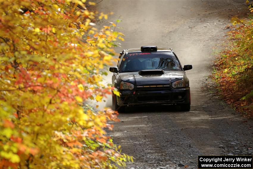 James Pryzbylkowski / Ethan Curtis Subaru WRX on SS15, Double Trouble.