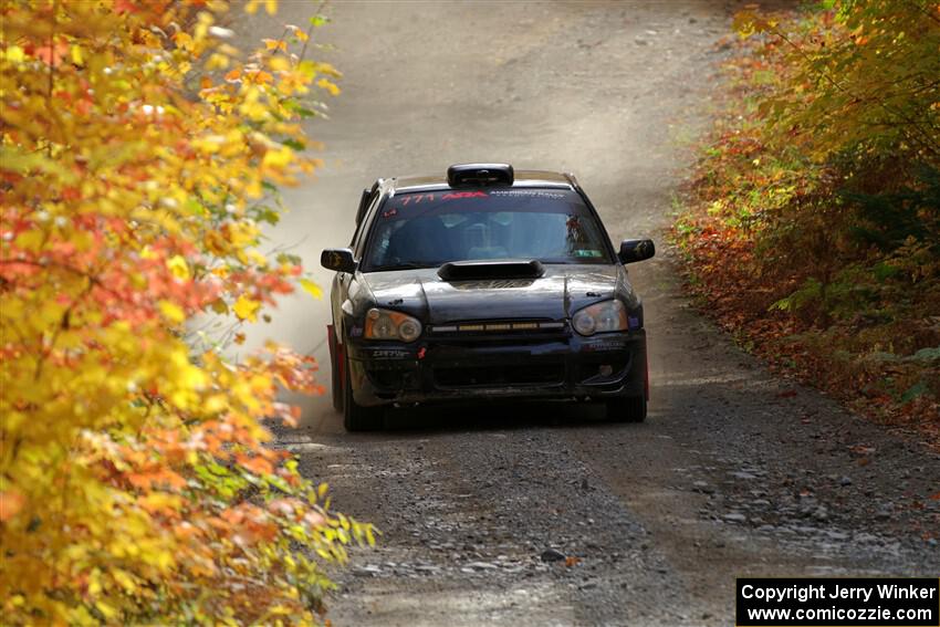 James Pryzbylkowski / Ethan Curtis Subaru WRX on SS15, Double Trouble.