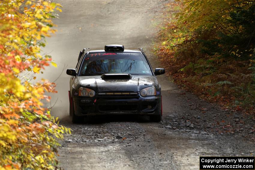 James Pryzbylkowski / Ethan Curtis Subaru WRX on SS15, Double Trouble.