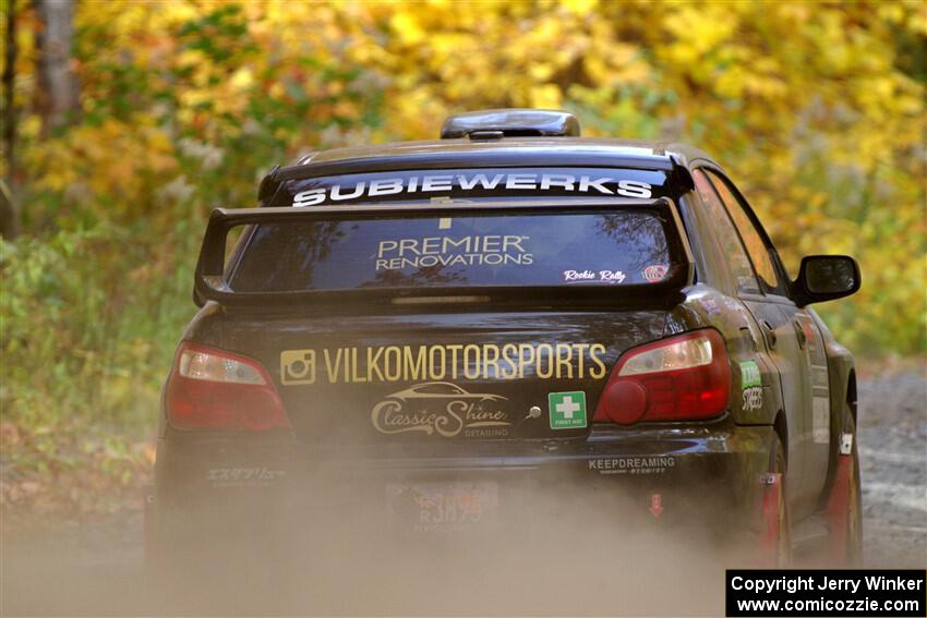 James Pryzbylkowski / Ethan Curtis Subaru WRX on SS15, Double Trouble.