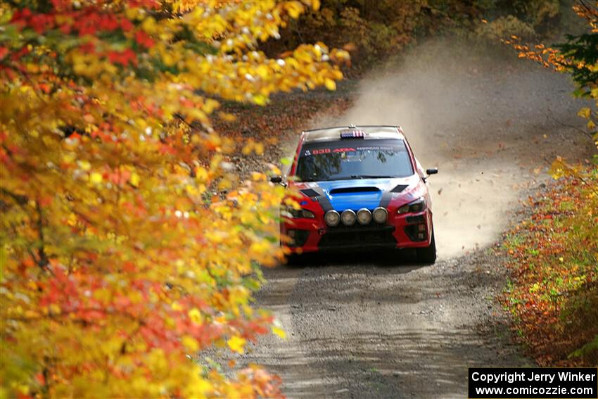 Kevin Kahl / Cray Dumeah Subaru WRX on SS15, Double Trouble.