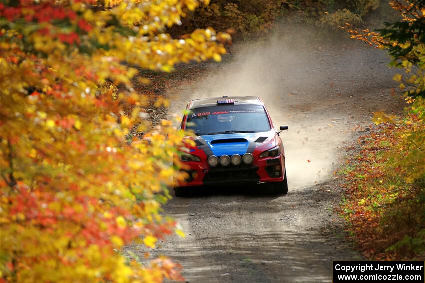 Kevin Kahl / Cray Dumeah Subaru WRX on SS15, Double Trouble.