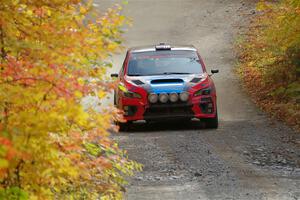 Kevin Kahl / Cray Dumeah Subaru WRX on SS15, Double Trouble.