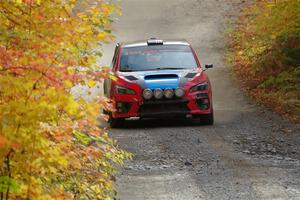 Kevin Kahl / Cray Dumeah Subaru WRX on SS15, Double Trouble.