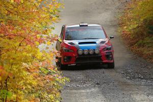 Kevin Kahl / Cray Dumeah Subaru WRX on SS15, Double Trouble.