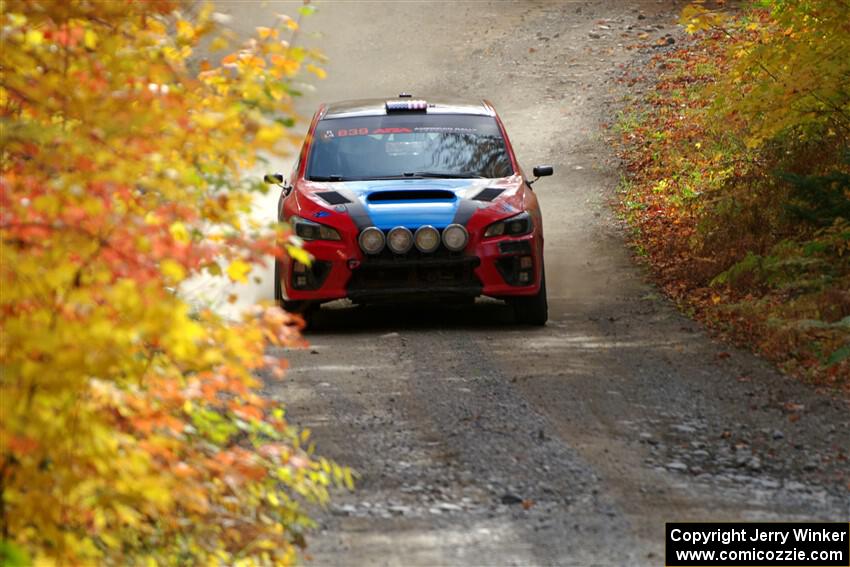 Kevin Kahl / Cray Dumeah Subaru WRX on SS15, Double Trouble.