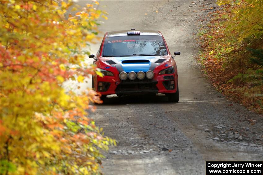 Kevin Kahl / Cray Dumeah Subaru WRX on SS15, Double Trouble.