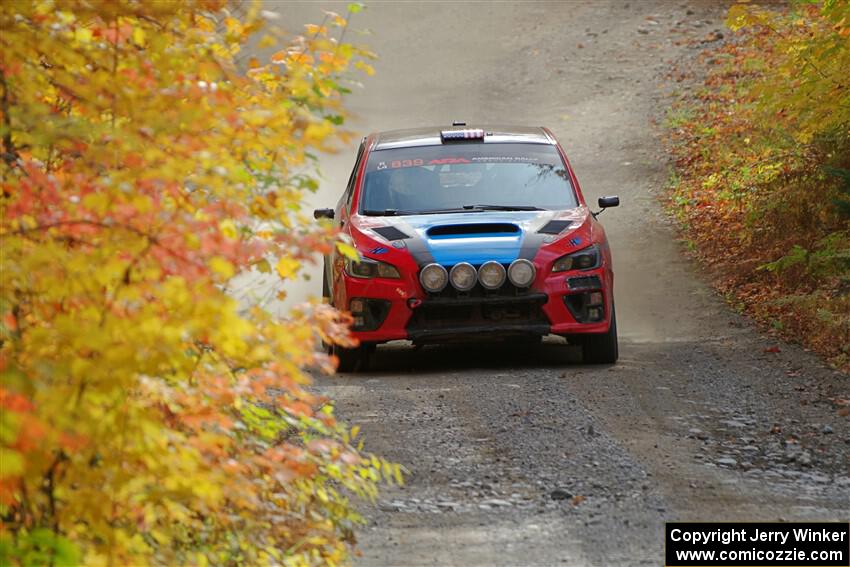 Kevin Kahl / Cray Dumeah Subaru WRX on SS15, Double Trouble.