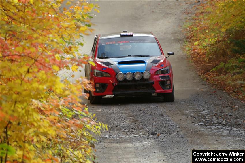 Kevin Kahl / Cray Dumeah Subaru WRX on SS15, Double Trouble.