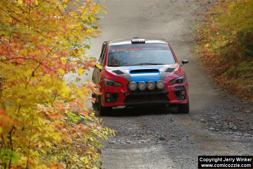 Kevin Kahl / Cray Dumeah Subaru WRX on SS15, Double Trouble.