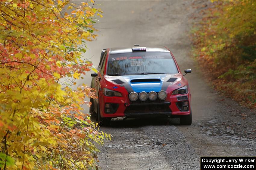 Kevin Kahl / Cray Dumeah Subaru WRX on SS15, Double Trouble.