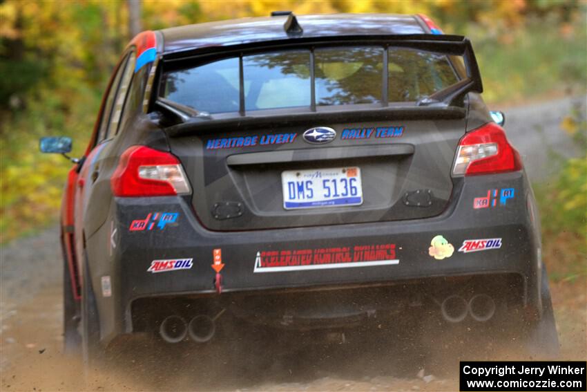 Kevin Kahl / Cray Dumeah Subaru WRX on SS15, Double Trouble.