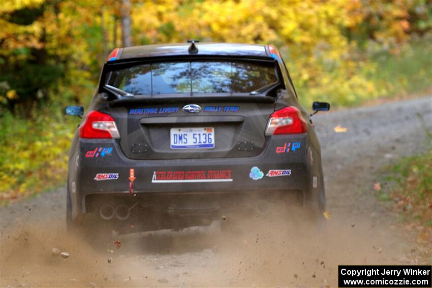 Kevin Kahl / Cray Dumeah Subaru WRX on SS15, Double Trouble.